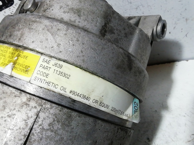 Compressor de aparelho de ar condicionado 1135302 OPEL