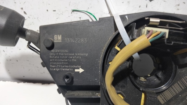 Anel AIRBAG de contato, cabo plano do volante 13142283 OPEL