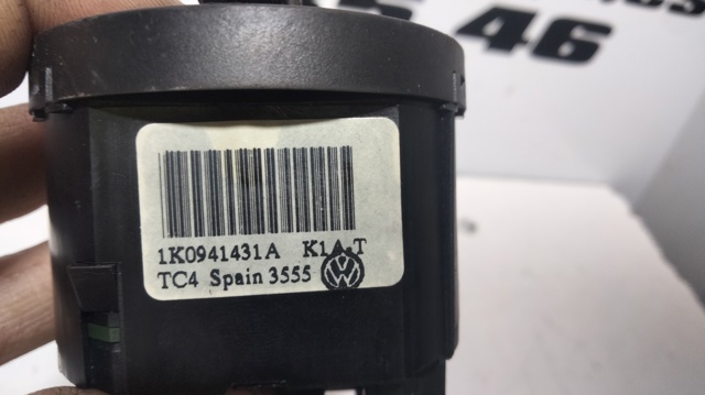 Comutador das luzes no "painel de instrumentos" 1K0941431A VAG