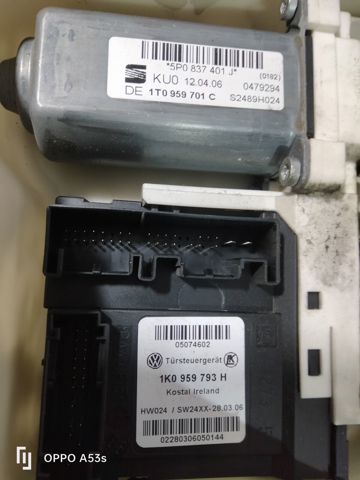 Motor de acionamento de vidro da porta dianteira esquerda 1K0959793H VAG