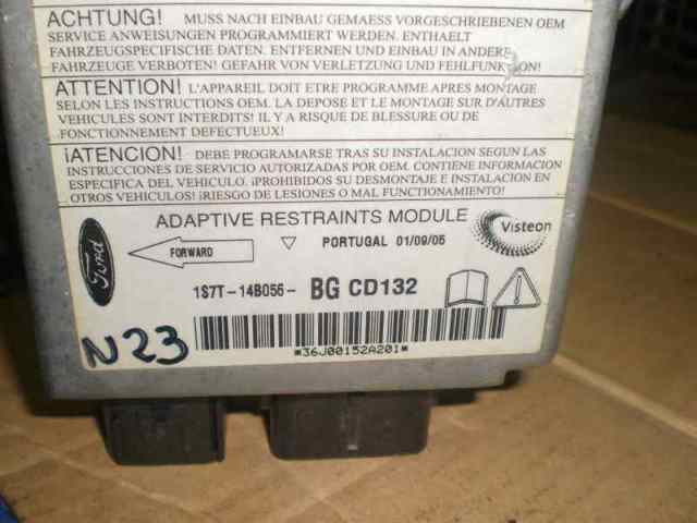 Módulo processador de controlo da bolsa de ar (Centralina eletrônica AIRBAG) 1S7T14B056BG FORD
