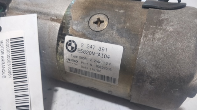 Motor de arranco 2247391 BMW