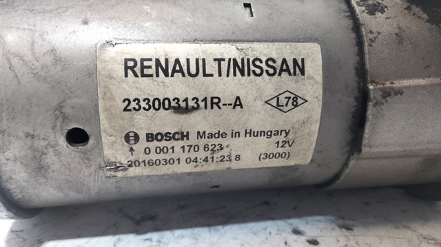 Motor de arranco 233003131R NISSAN