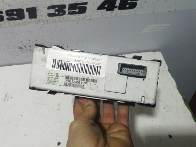 Mostrador multifuncional 280340017R RENAULT