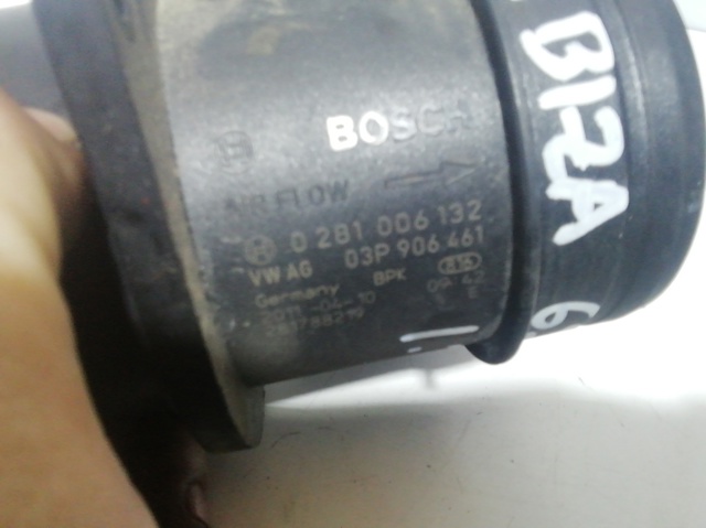 Sensor de fluxo (consumo) de ar, medidor de consumo M.A.F. - (Mass Airflow) 281006132 VAG