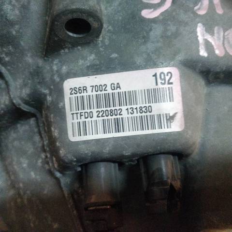 Caixa de Mudança montada (caixa mecânica de velocidades) 2S6R7002GA FORD