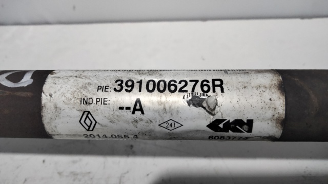 Semieixo (acionador) dianteiro direito 391006276R RENAULT