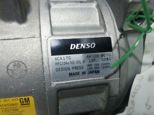 Compressor de aparelho de ar condicionado 4472009070 OPEL