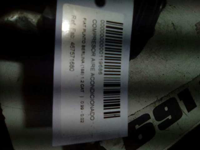 Compressor de aparelho de ar condicionado 467571680 FIAT