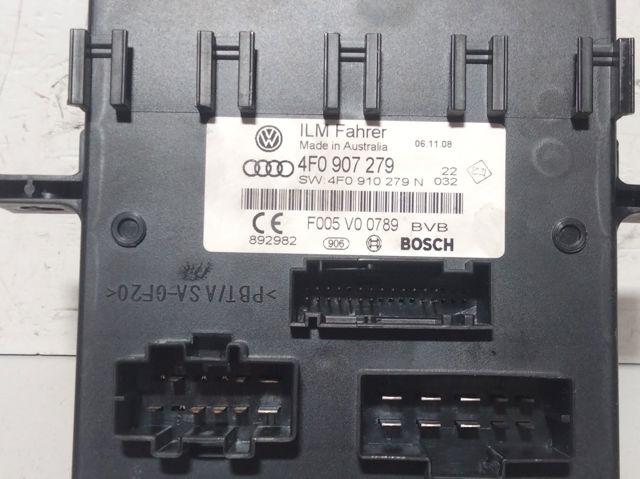 Módulo de direção (Centralina eletrônica) das luzes 4F0907279 VAG