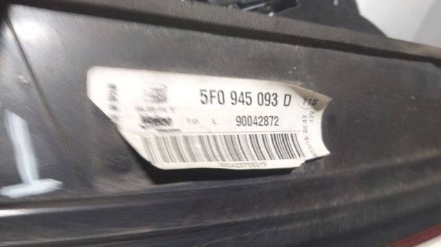 Lanterna traseira esquerda interna 5F0945093D VAG