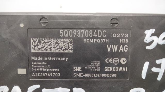 5Q0937084DC VAG