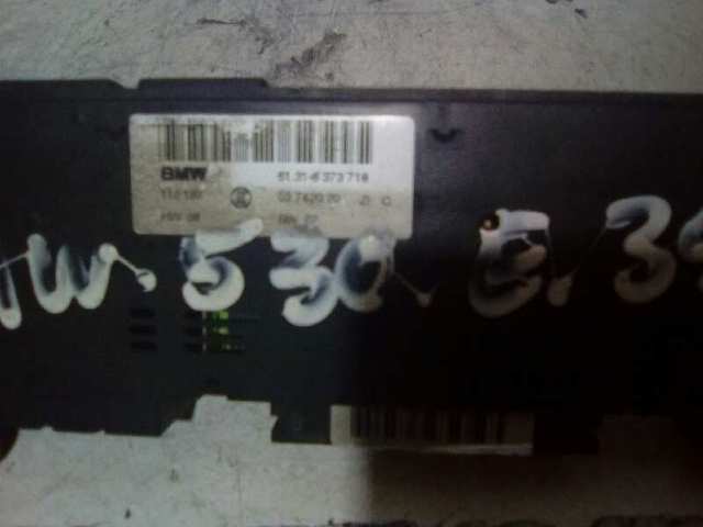 Bloco de botões do console central 61318373718 BMW