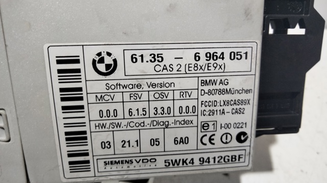 61356964051 BMW