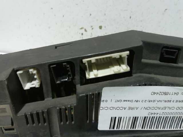 Unidade de controlo dos modos de aquecimento/condicionamento 64116902440 BMW