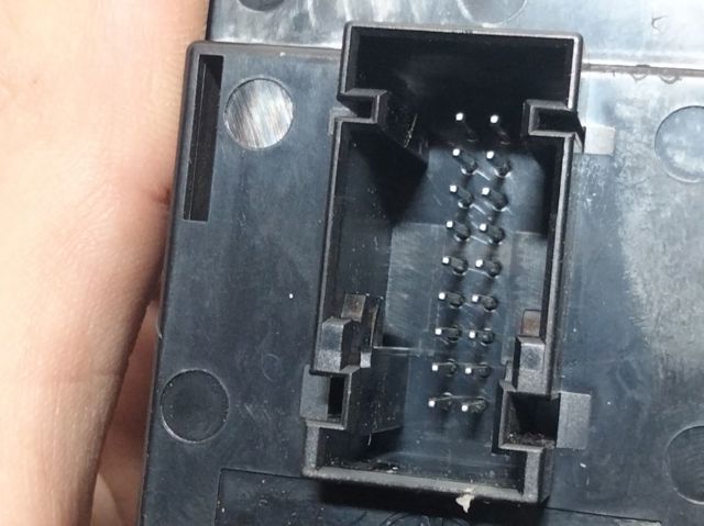 Unidade de botões dianteira esquerda de controlo de elevador de vidro 6952036 BMW