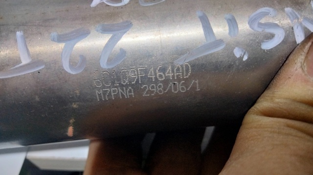 Radiador do sistema EGR de recirculação dos gases de escape 6C1Q9F464AD FORD