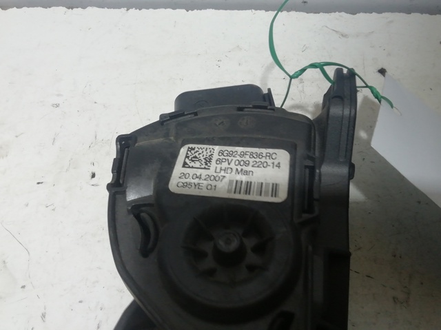 Pedal de gás (de acelerador) 6G929F836RC FORD