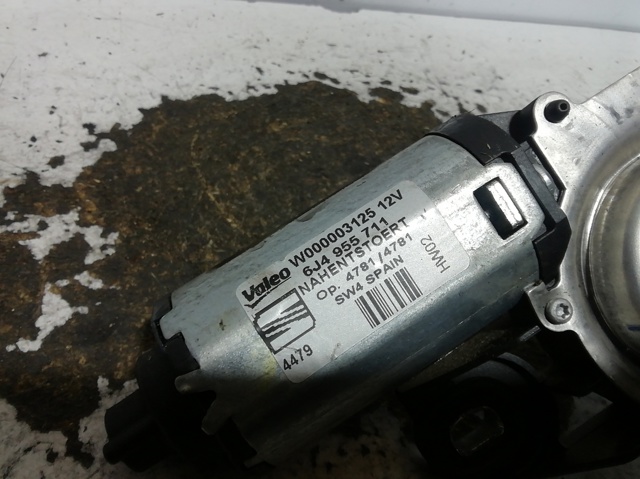 Motor de limpador pára-brisas de vidro traseiro 6J4955711 VAG