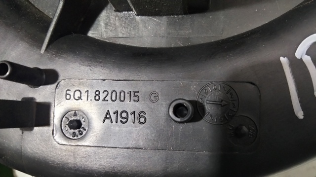 Resistor (resistência) de ventilador de forno (de aquecedor de salão) 6Q1907521 VAG