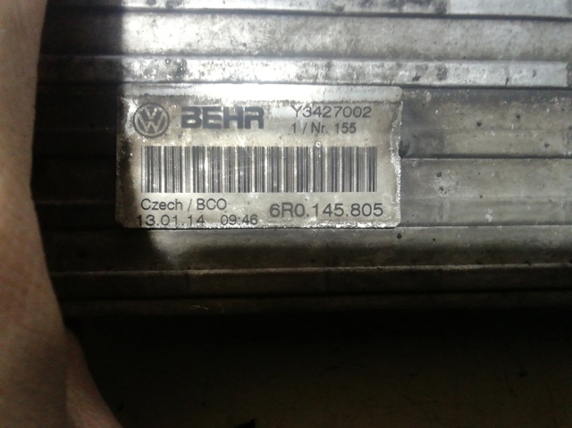 Radiador de intercooler 6R0145805 VAG
