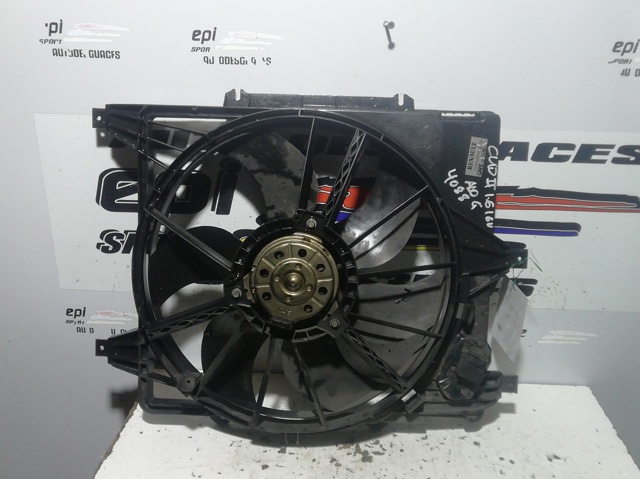 Difusor do radiador de aparelho de ar condicionado, montado com roda de aletas e o motor 7700428659 RENAULT