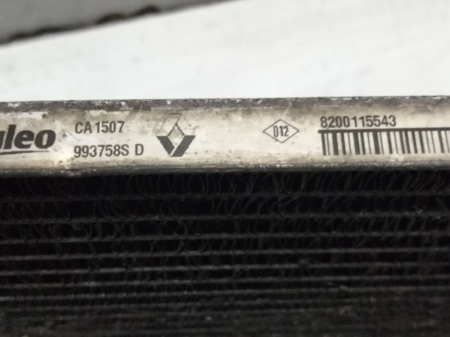 Radiador de aparelho de ar condicionado 8200115543 RENAULT