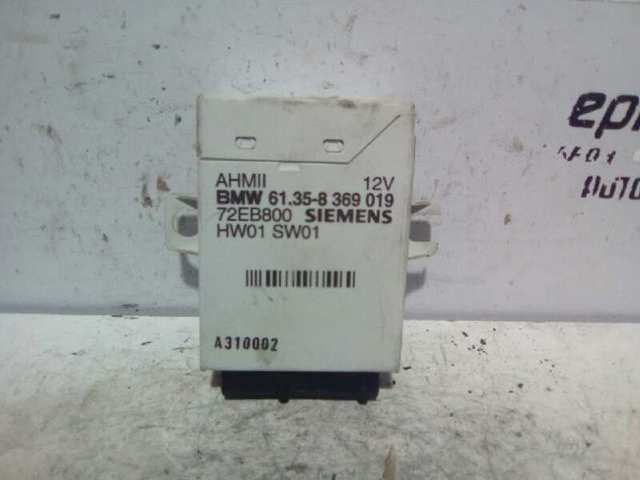 Unidade de controlo de gancho de reboque 8369019 BMW