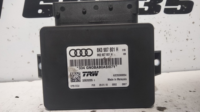 Unidade de controlo (módulo) do freio de estacionamento eletromecânico 8K0907801H VAG