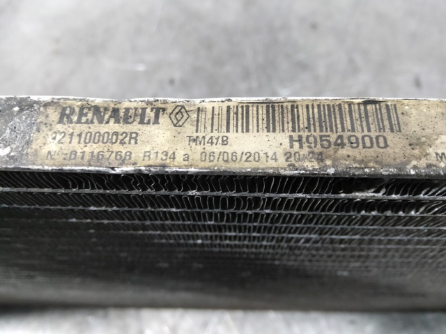 Radiador de aparelho de ar condicionado 921100002R RENAULT