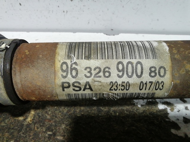 Semieixo (acionador) dianteiro esquerdo 9632690080 PEUGEOT