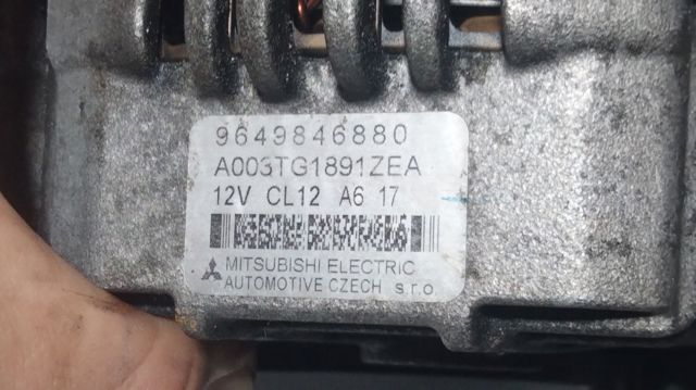 Gerador 9649846880 PEUGEOT