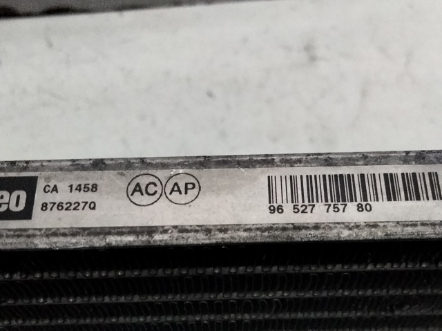 Radiador de aparelho de ar condicionado 9652775780 PEUGEOT