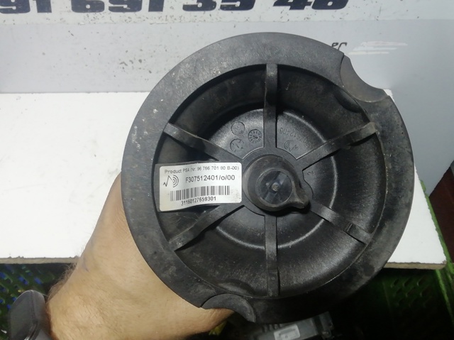 Coxim pneumático (suspensão de lâminas pneumática) do eixo traseiro 9676670180 PEUGEOT
