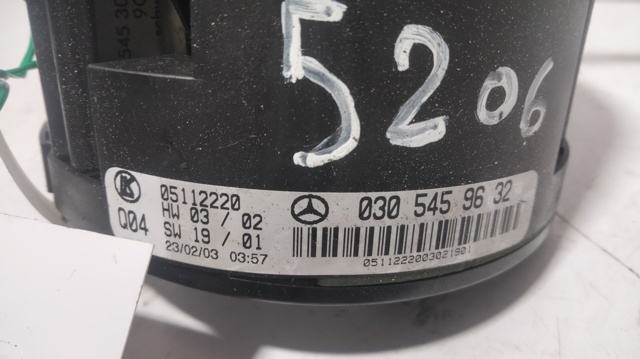 Anel AIRBAG de contato, cabo plano do volante A0004640518 MERCEDES