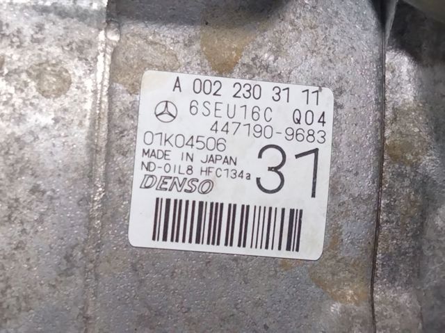 Compressor de aparelho de ar condicionado A0022303111 MERCEDES