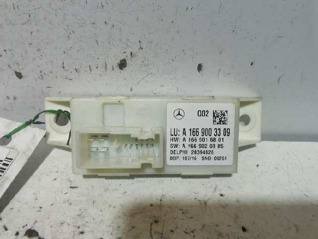 Módulo de direção (Centralina eletrônica) das luzes A1669003309 MERCEDES