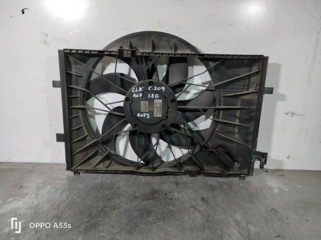 Difusor do radiador de esfriamento, montado com motor e roda de aletas A2035400788 MERCEDES