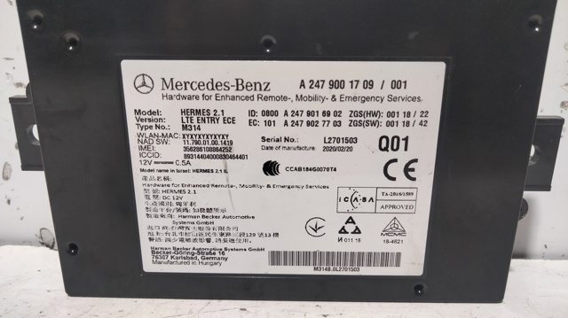 A2479001709 Mercedes