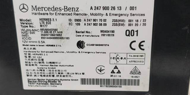 A2479002613 Mercedes