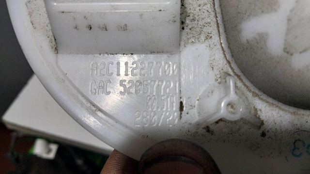 Módulo de bomba de combustível com sensor do nível de combustível A2C11227700 FIAT
