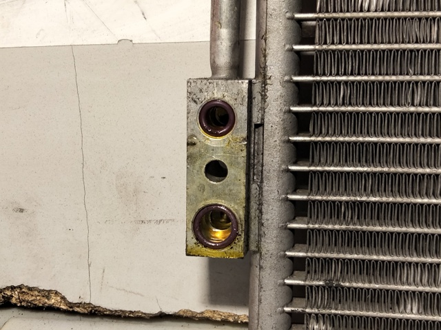 Radiador de aparelho de ar condicionado A4515000154 MERCEDES
