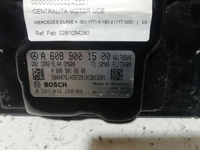 Módulo de direção (Centralina eletrônica) de motor para Mercedes A W177