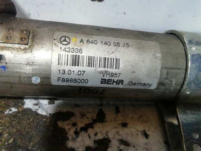 Radiador do sistema EGR de recirculação dos gases de escape A6401400575 MERCEDES