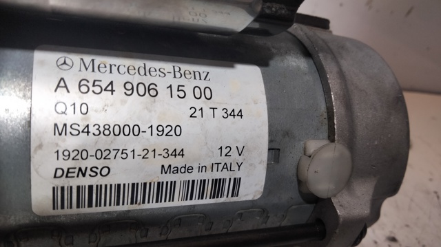 Motor de arranco A6549061500 MERCEDES