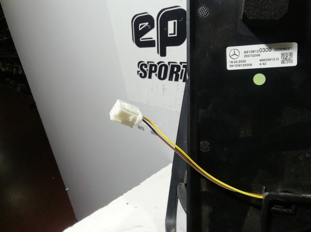 Espelho de retrovisão esquerdo para Mercedes Sprinter 907, 910