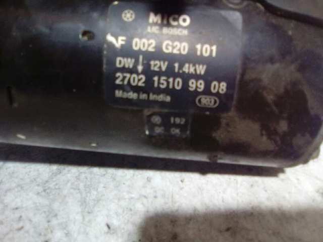 Motor de arranco F002G20101 TATA