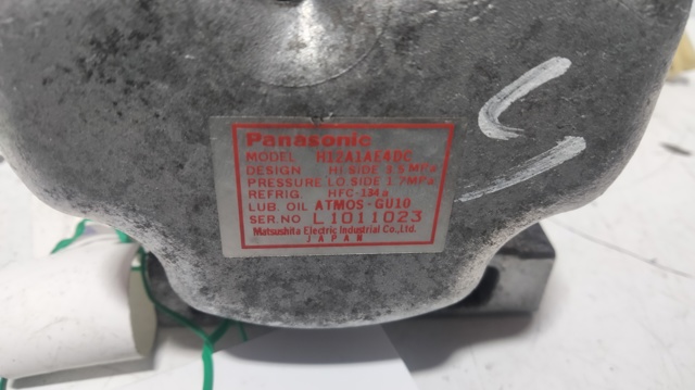Compressor de aparelho de ar condicionado H12A1AE4DC MAZDA