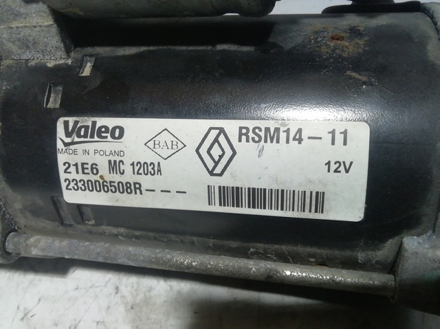 Motor de arranco RSM1411 RENAULT