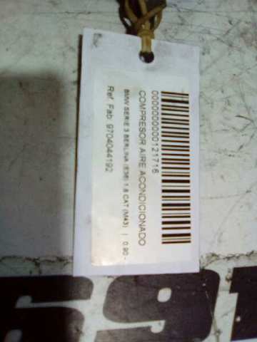 Compressor de aparelho de ar condicionado SS96D1 BMW